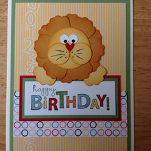 Animal lion Envelope greeting card baby Stencil Metal Cutting Dies Cut Practice Hands-on DIY Scrapbooking Album Craft die 2024 - купить недорого