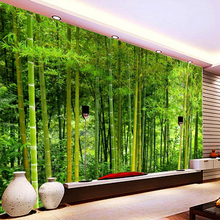 Papel De pared De bambú De alta calidad, telón De fondo para sala De estar, TV, sofá, Mural De pared 3D, paisaje natural, decoración del hogar, Papel De pared 3D 2024 - compra barato