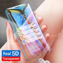 9H Real 5D Transparent Tempered Glass for iPhone 6 6S 7 8 Plus X Xs XR 11 Pro Max Full Cover 3D Curved Clear Screen Protector 2024 - buy cheap
