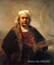 Rembrandt-retrato familiar de van Rijn, arte de pared de alta calidad, pintado a mano, dos círculos 2024 - compra barato