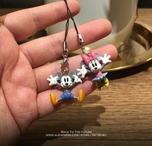 Disney Mickey Mouse Minnie 2.5 cm 2 pçs/set Postura Anime Coleção Da Decoração do PVC Action Figure Estatueta Toy modelo para crianças 2024 - compre barato