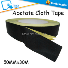 50mm*30m High Temperature Insulation Acetate Cloth Tape Glue Stick Coil Stretch LCD Monitor Repair 2024 - buy cheap