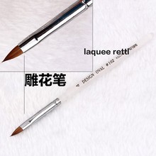 1 шт. акриловые кисти для дизайна ногтей ручка для ногтей резная ручка УФ-гель для ногтей кисть для ногтей инструменты для ногтей 2024 - купить недорого