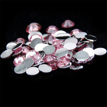 2MM 3MM 4MM 5MM 6MM Bling Pink Color Non HotFix Resin Rhinestones Flatback Resin Stones no Glue for Arts Decoration 2024 - buy cheap