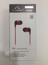 Soundmagic E80 HiFi In Ear earphones Super bass Perfect Sound earbuds full metal earphones Strong Bass Clear Voice 2024 - buy cheap