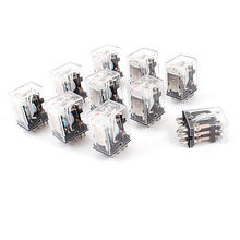 HH53PL AC 110/120V Coil 11-Pin 3PDT Red LED Indicator Light Power Relay 10 Pcs  Free Shipping 2024 - buy cheap