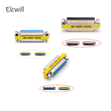 D-SUB DB25 Serial Cable Extended Adapter 25 Pin Socket Parallel Port M-M/M-F/F-F Minitype Changer Connector 2024 - buy cheap