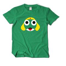 Camiseta de algodão keroro-q unissex, camiseta curta e respirável de desenhos animados keroró, hip-hop, anime, kerouro, bronze, solta, camiseta, top 2024 - compre barato