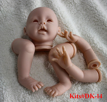 Kits de bonecas reborn para bebê 22 polegadas, vinil macio, acessórios de bonecas diy, brinquedos realistas para diy, frete grátis 2024 - compre barato