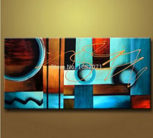 Hand Painted Abstract Landscape Paintings Wall Painting Hang Picture on Canvas Decor Modern Oil Painting New Pictures 2022 - buy cheap