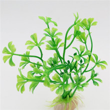 Plantas acuáticas artificiales de bajo agua, adornos para acuario, tanque de peces, césped verde, decoración de paisaje, 11cm, lote de 6 unidades 2024 - compra barato