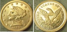 $2.5 Liberty Gold 1857-O copy coins 2024 - buy cheap