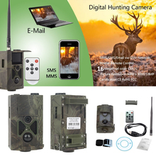 Câmera de caça hc 550m, com sensor pir de 1080 graus, para trilhas e caças, 16mp, 120 p 2024 - compre barato