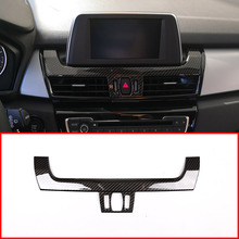 Cubierta de Panel de navegación ABS para BMW, accesorios embellecedores de Panel de pantalla de fibra de carbono para BMW Serie 2 Gran Tourer F45 F46 218i 2014-2018 2024 - compra barato