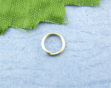 Doreenbeads 1200 pces branco k cor anel de salto aberto para jóias diy que fazem anéis de salto descobertas 5mm diâmetro. (b00172), yiwu 2024 - compre barato