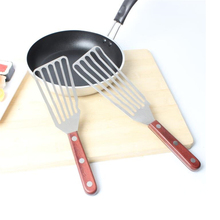 Espátula de cocina de acero inoxidable antiadherente pala Wok torcedores flexibles utensilios de cocina de dos tamaños 2024 - compra barato
