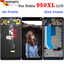 Original Tested For Nokia Lumia 950Xl LCD Display Touch Screen Digitizer Assembly With Frame For Nokia Lumia 950 XL RM-1116 LCD 2024 - buy cheap