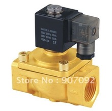 Free Shipping 1'' Female Thread Brass Water Solenoid Valves Direct Drive Model PU220-08A 5pcs A Lot 2024 - buy cheap