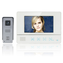 MOUNTAINONE 7 дюймов TFT сенсорный экран цветной видео телефон двери CMOS ночная версия дверной Звонок камера домофон система 2024 - купить недорого