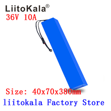 LiitoKala-Tira de batería de iones de litio, 36V, 10Ah, 42V, 18650, con 20A, BMS, para bicicleta eléctrica, coche, motor de bicicleta, scooter, 600 vatios 2024 - compra barato