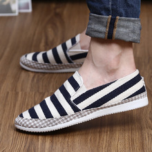 2020 Summer Fashion Men Canvas Shoes espadrilles Men Casual Shoes Slip on Breathable Loafers Men Flats Shoe Zapatos Hombre 2024 - buy cheap