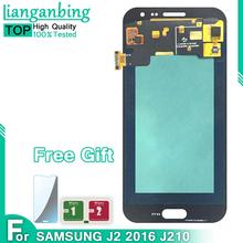 Pantalla LCD Super AMOLED para Samsung Galaxy J2, montaje de pantalla táctil de trabajo probado al 2016, J210, J210F, novedad, J2 100% 2024 - compra barato