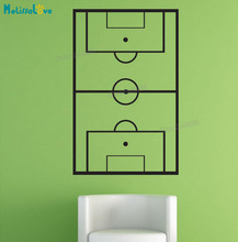 Simple Design Vinyl Wall Sticker Soccer Coach Play Board Decals Home Decor Living Room For Game Room Self-adhesive Murals YY798 2024 - buy cheap