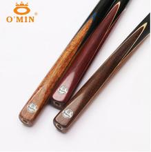 Omin min iluminar artesanal 3/4 cues snooker varas com snooker cue caso conjunto a/b/c 9.8mm ponta kit vara de bilhar preto 8 china 2019 2024 - compre barato