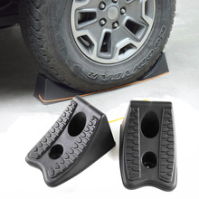 1Pair Heavy Duty Wheel Chocks For SUV 4X4 ATV Jeep Caravan Car Wheel Stoppers Tire Chocks RV Trailer ATV Truck Tire Wheel Blocks 2024 - buy cheap