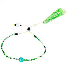 2018 Handmade Green MIYUKI Seed Bead Tassel Bracelet Lovely Popular Love Lucky Bracelets & Bangles For Women Seed Beads Bracelet 2024 - buy cheap