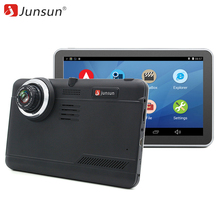 Junsun Car DVR GPS Navigation 7 inch Android Bluetooth wifi fhd 1080p Camera Recorder Vehicle GPS automobile navigator free maps 2024 - buy cheap