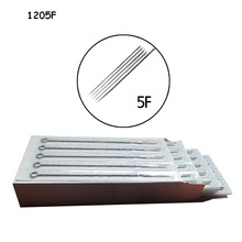 50PCS/Box Disposable Sterilized 316 Stainless Steel 5F Flat Shader Tattoo Needles for Tattoo Tips Tattoo Grips 2024 - buy cheap