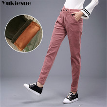 Harem Pants Women's Trousers With High Waist elastic Female Loose Casual Corduroy Pants Womens Large Size Women Pant 2018 2024 - buy cheap