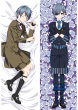 Japanese Anime Black Butler Dakimakura Sebastian Michaelis Ciel Phantomhive Hugging Body Pillow Cover Case 2024 - buy cheap