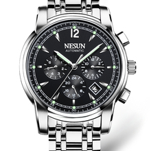 Nesun suíça relógio masculino automático mecânico, marca de luxo, relógio masculino luminoso multifuncional 2024 - compre barato