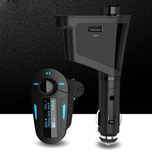 3.5mm Car Auto Blue Light Wireless USB Kit Tr ansmitter Car MP3 Player For SD MMC LCD Remote FM Transmitter Modulator 2024 - buy cheap