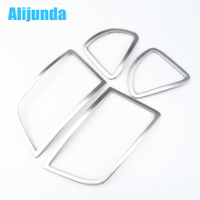 stainless steel chrome trim out air conditioning outlet decoration circle cover For Mitsubishi ASX 2011-2013 , car styling 2024 - buy cheap