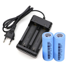 26650 Dual charger + 26650 5000mAh battery 3.7V li-ion Rechargeable cell bateria recargable accumulator 26650A lithium battery 2024 - buy cheap