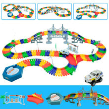 5.5cm Rail Car DIY Universal Accessories For Magical Track Funny Glowing Race Track Glow In The Dark Toys For Children Boy Grils 2024 - buy cheap