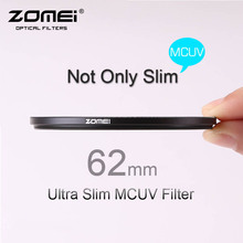 62mm ZOMEI PRO Ultra Slim MCUV 16 Layer Multi Coated Optical Glass MC UV Filter for Canon NIkon Hoya Sony DSLR Camera Lens 62 mm 2024 - buy cheap