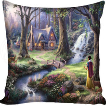 Funda de cojín personalizada forest fantasy, funda de almohada cuadrada con cremallera, decoración clásica para el hogar, 20x20cm,35x35cm,40x40cm 2024 - compra barato