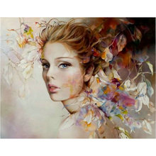 2019 New Diamond Painting Cross Stitch Kits woman 5d Full Drill Resin Mosaic Diamond Embroidery Rhinestones arts Home Decor 2024 - buy cheap