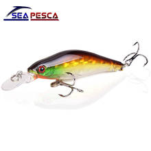 SEAPESCA Fishing Lures Minnow 8cm 6g 3D Eyes Leurre Artificial Hard Baits Crankbait Wobblers Fishing Tackle Pesca JK292 2024 - buy cheap