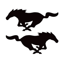 22cm 8.8cm 2X Horse 1 Right 1 Fashion Vinyl Decals Black Silver Car Stickers Car-styling s6-2751, Car body, glue sticker, door & waist line, animal pattern, not packaged, & 1 2024 - buy cheap