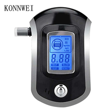 Professional Digital Breath Alcohol Tester Breathalyzer with LCD Dispaly with 5 Mouthpieces AT6000 Hot Selling Drop Shipping 2024 - buy cheap