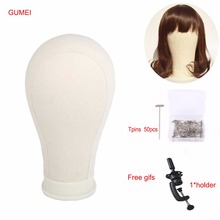 21"/22"/23"/24" /25''Block Canvas Head For Hair Extension Lace Wigs Making Display Styling Wig Stand Manikin Mannequin Head 2024 - buy cheap