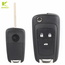 KEYECU 3PCS*New Uncut Remote Key Fob 3 Button 433MHz ID46 Chip for 2010 2011 2012 2013 2014 2015 Chevrolet Cruze 2024 - buy cheap