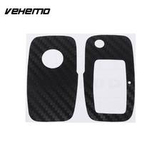 Vehemo Carbon Car Key Sticker Car Interior Auto Key Sticker Repair Damages Car Remote Control Sticker PVC Key Cover 2024 - buy cheap