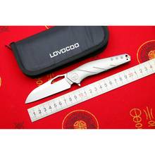 LOVOCOO Apologist S35VN Blade Titanium Handle Flipper Folding  Hunting Outdoor Camping Survival Fruit Knives EDC Tools Gifts 2024 - buy cheap