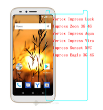 Vertex Impress Luck Tempered Glass Screen Protector Ultra-thin Front Clear Protective Film Vertex Impress Luck Cover case Glass 2024 - buy cheap